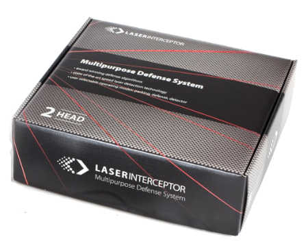 Balení laserové rušičky laser interceptor